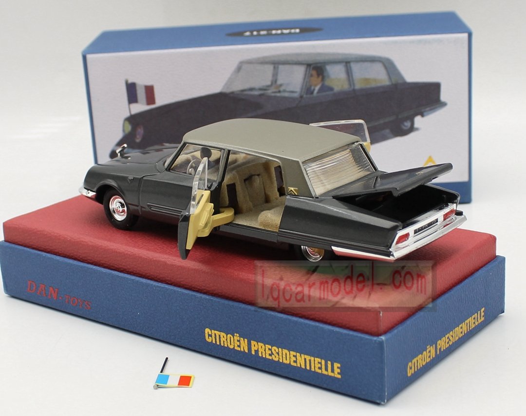 1/43 DAN TOYS Citroen DS Presidentielle chauffeur DAN 217 Diecast Model old Stock Collectible Car Model - Image 8