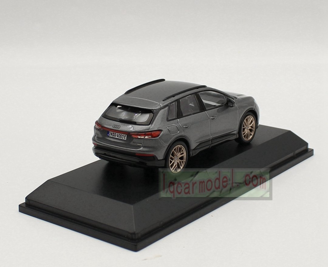 1/43 AUDI Q4 E-tron Taifungrau Typhoon Grey Collectible Car Model Diecast - Image 6