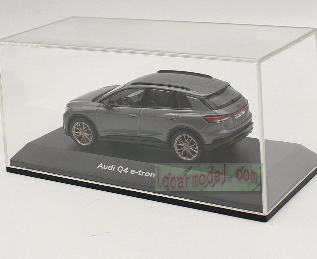 1/43 AUDI Q4 E-tron Taifungrau Typhoon Grey Collectible Car Model Diecast - Image 7