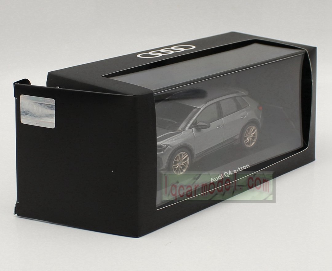 1/43 AUDI Q4 E-tron Taifungrau Typhoon Grey Collectible Car Model Diecast - Image 9