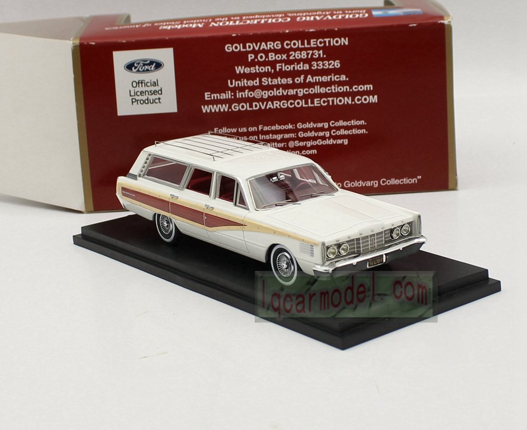 1/43 Scale Goldvarg model Ford Mercury Colony Park Station Wagon 1965 Resin Collectible Car Model - Image 10