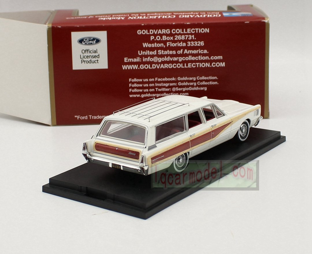 1/43 Scale Goldvarg model Ford Mercury Colony Park Station Wagon 1965 Resin Collectible Car Model - Image 8