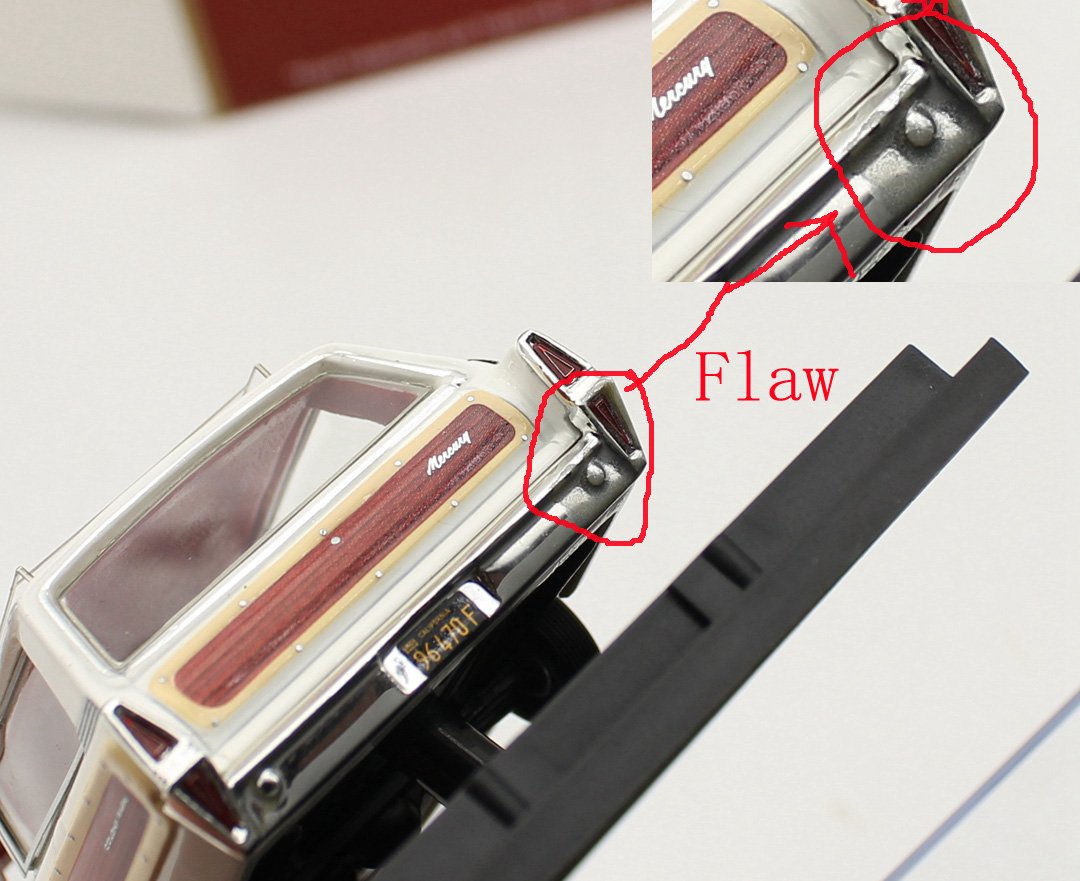 1/43 Scale Goldvarg model Ford Mercury Colony Park Station Wagon 1965 Resin Collectible Car Model - Image 4
