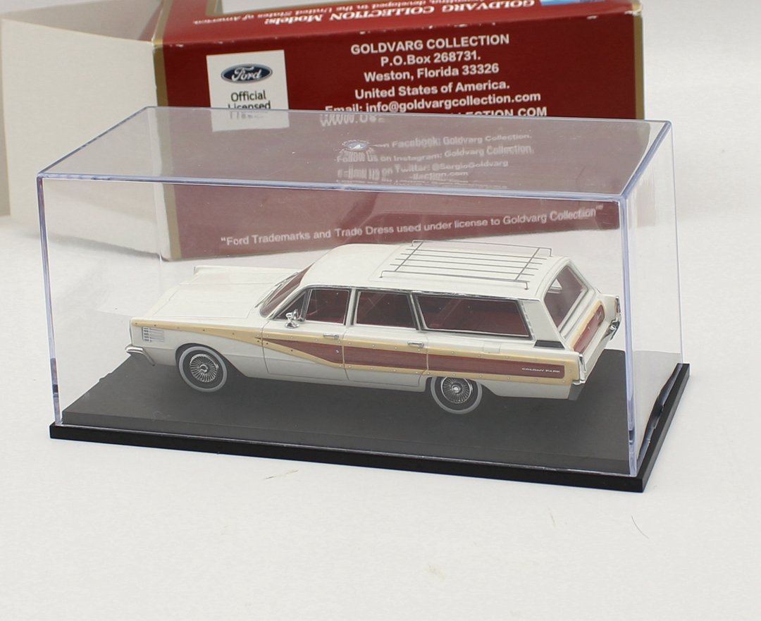 1/43 Scale Goldvarg model Ford Mercury Colony Park Station Wagon 1965 Resin Collectible Car Model - Image 9