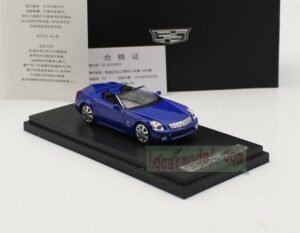 1/64 Cadillac 120th Anniversary Classic Collection 2004 XLR Blue Diecast Model