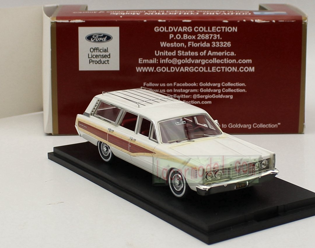 1/43 Scale Goldvarg model Ford Mercury Colony Park Station Wagon 1965 Resin - Image 3