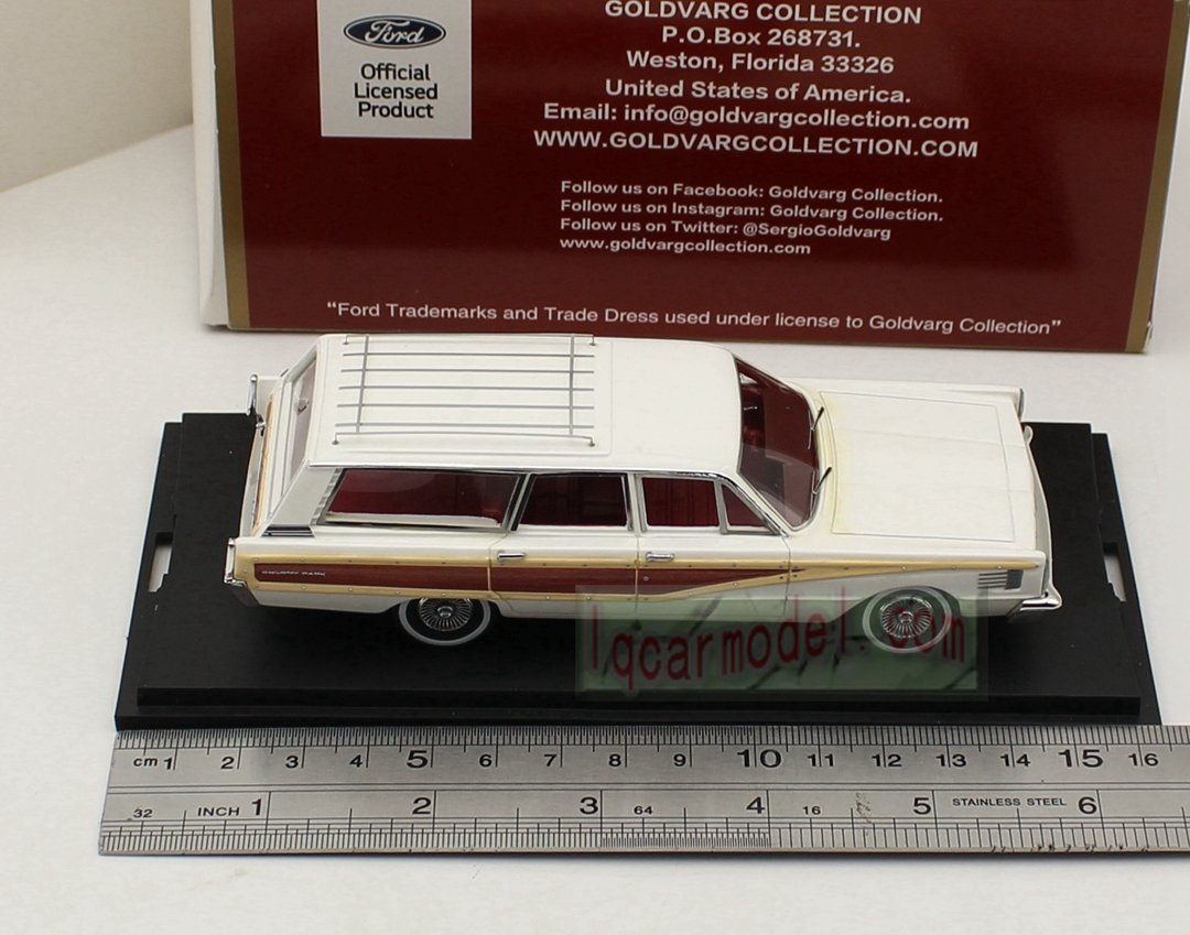 1/43 Scale Goldvarg model Ford Mercury Colony Park Station Wagon 1965 Resin - Image 4