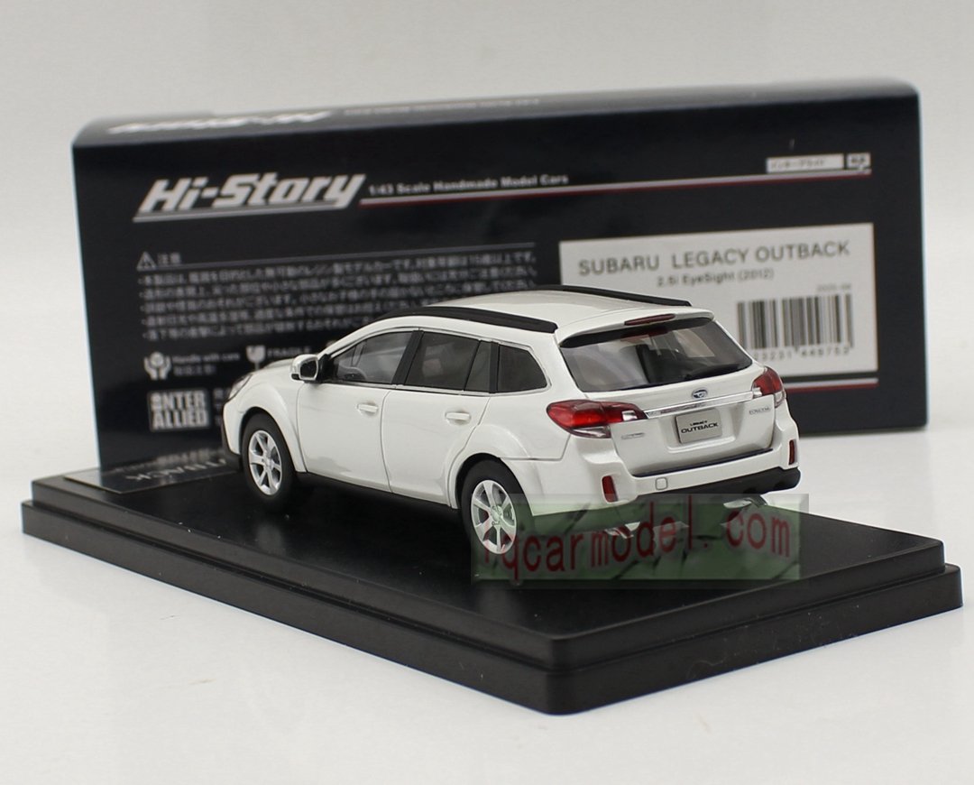 1/43 HI Story SUBARU LEGACY OUTBACK 2.5i EyeSight 2012 HS512 WH Resin Collectible Car Model - Image 3
