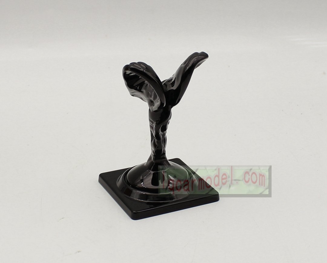 Rolls Royce Ornament Mascot RR Resin/Metal Model Decorations black color - Image 5
