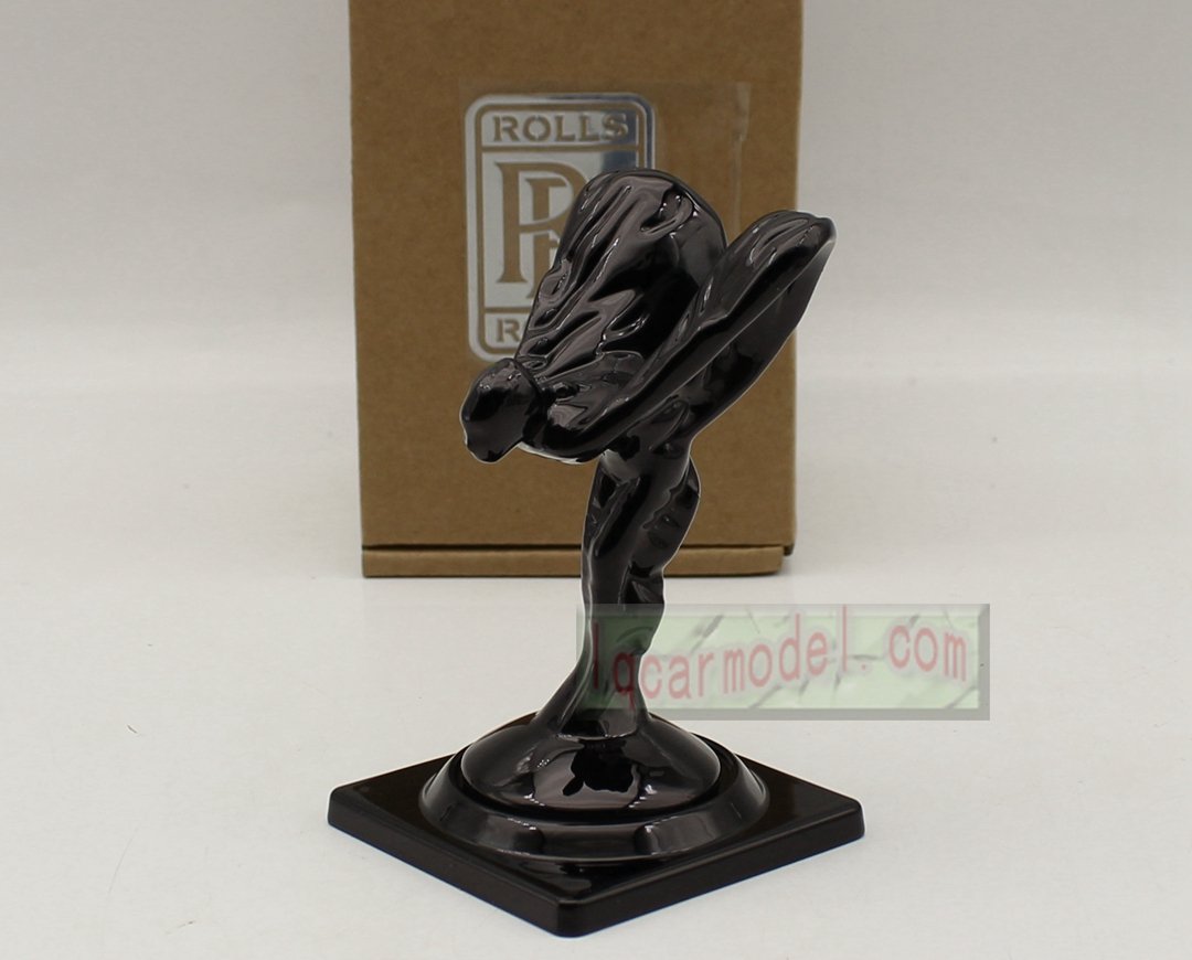 Rolls Royce Ornament Mascot RR Resin/Metal Model Decorations black color