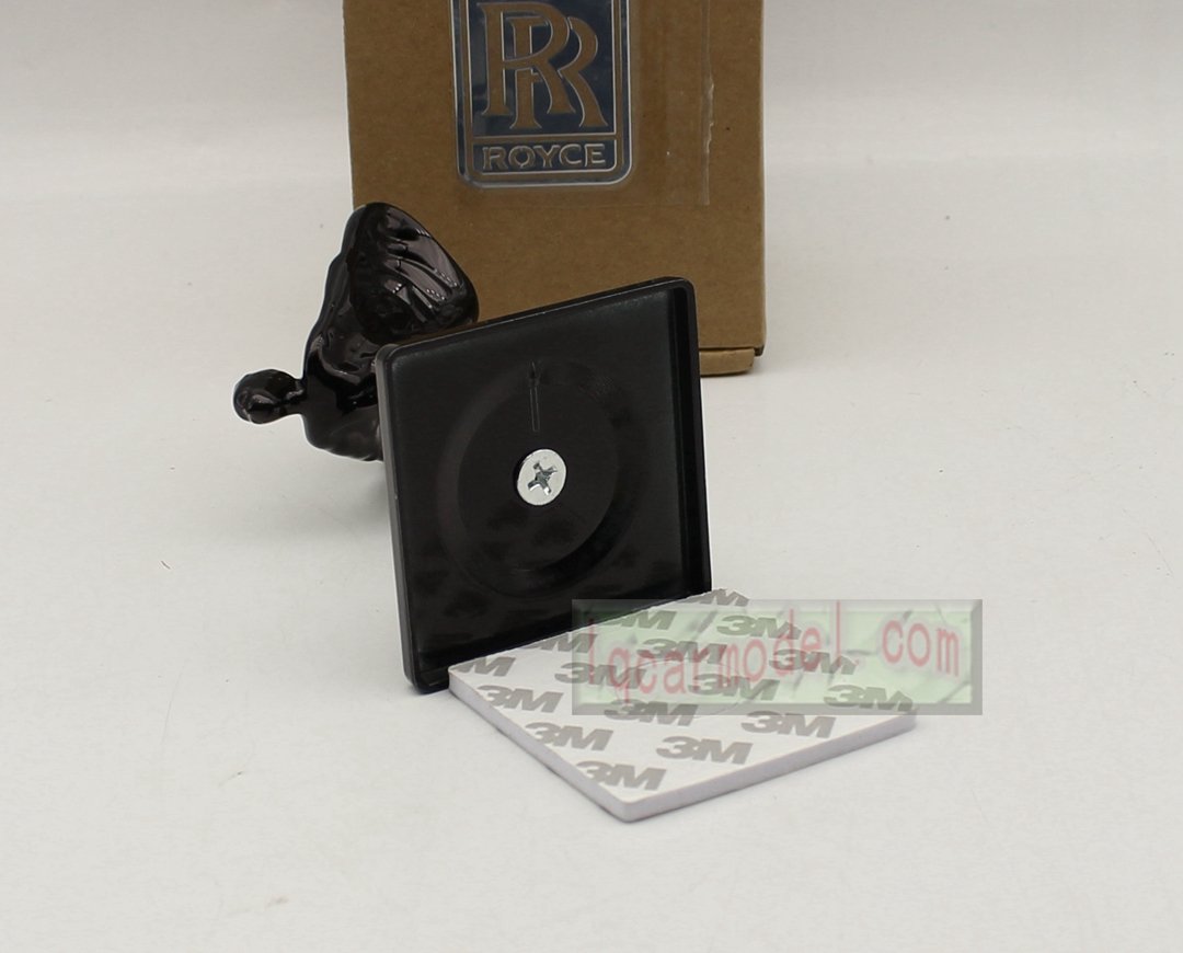 Rolls Royce Ornament Mascot RR Resin/Metal Model Decorations black color - Image 10