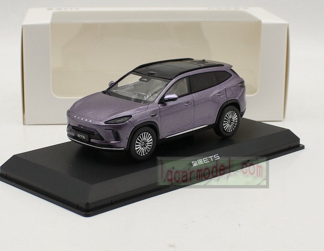 1/43 Scale CHERY EXEED ET5 Car model Diecast Purple