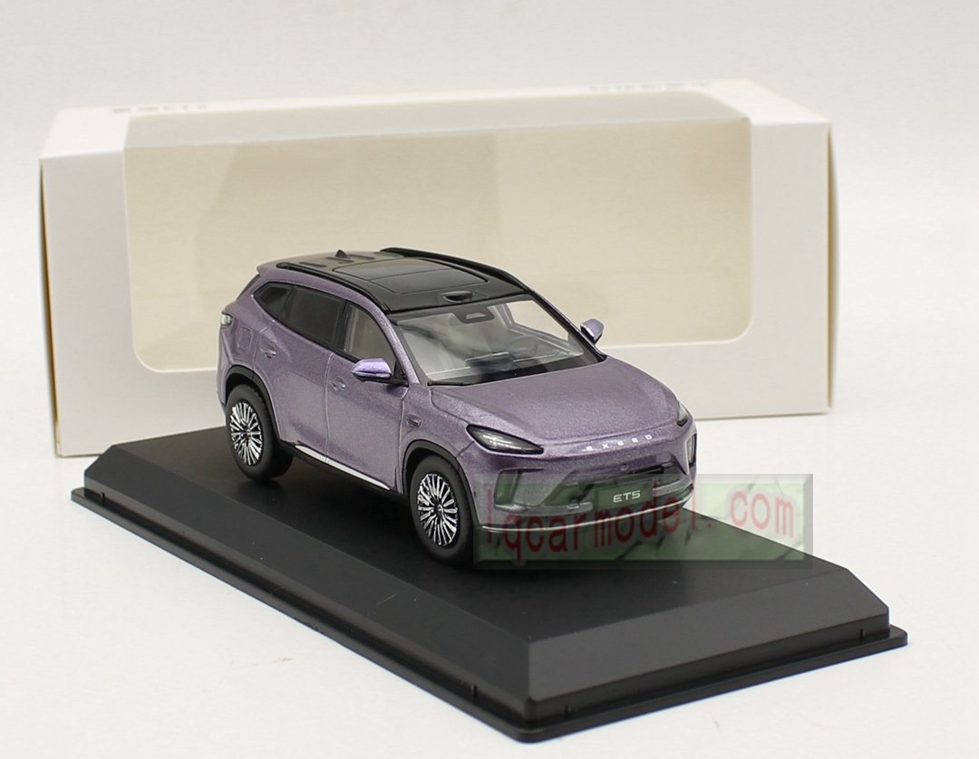1/43 Scale CHERY EXEED ET5 Car model Diecast Purple - Image 7