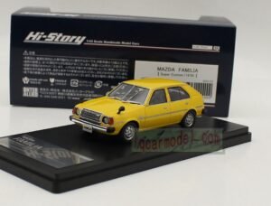 1/43 HI STORY MAZDA FAMILIA Super Custom 1978 HS352 YE Resin car model Yellow