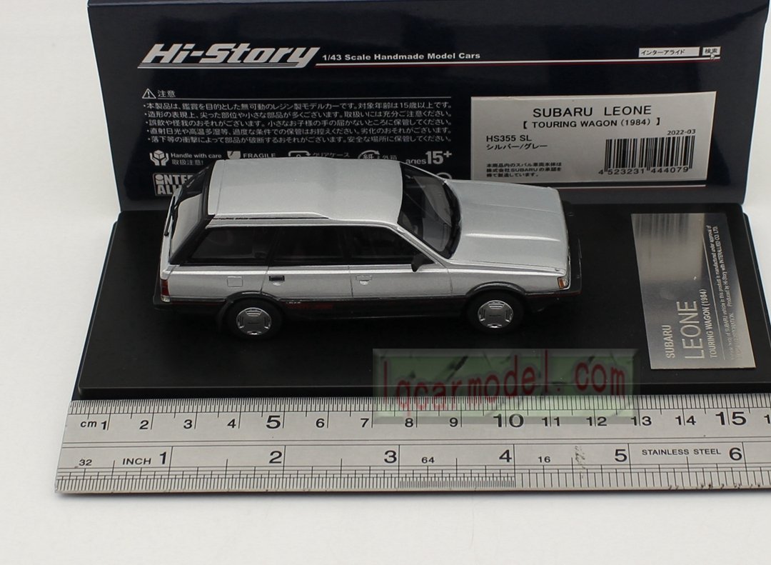 1/43 HI Story SUBARU LEONE TOURING WAGON 1984 HS355 SL Resin car model - Image 5