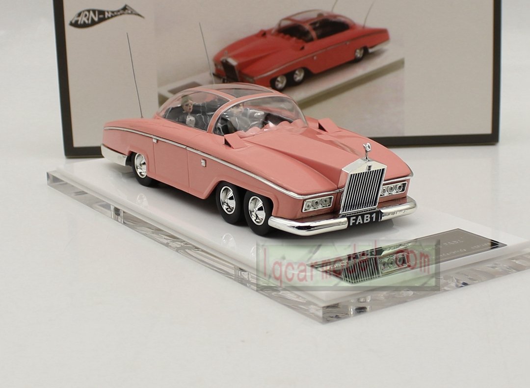 1/43 HRN Rolls Royce Thunderbirds FAB1 Lady Penelope's with driver Resin Flaw