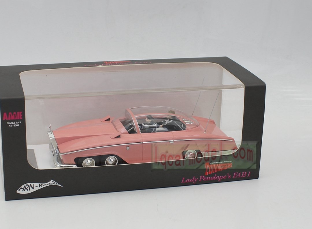 1/43 HRN Rolls Royce Thunderbirds FAB1 Lady Penelope's with driver Resin Flaw - Image 10