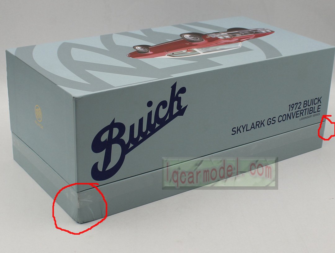 1/18 China GM model 1972 BUICK SKYLARK GS CONVERTIBLE Diecast Collectible Car Model - Image 15