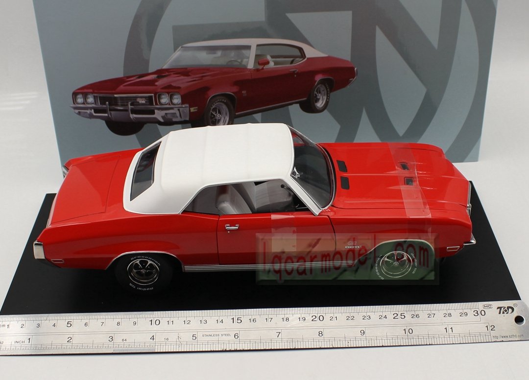1/18 China GM model 1972 BUICK SKYLARK GS CONVERTIBLE Diecast Collectible Car Model - Image 17