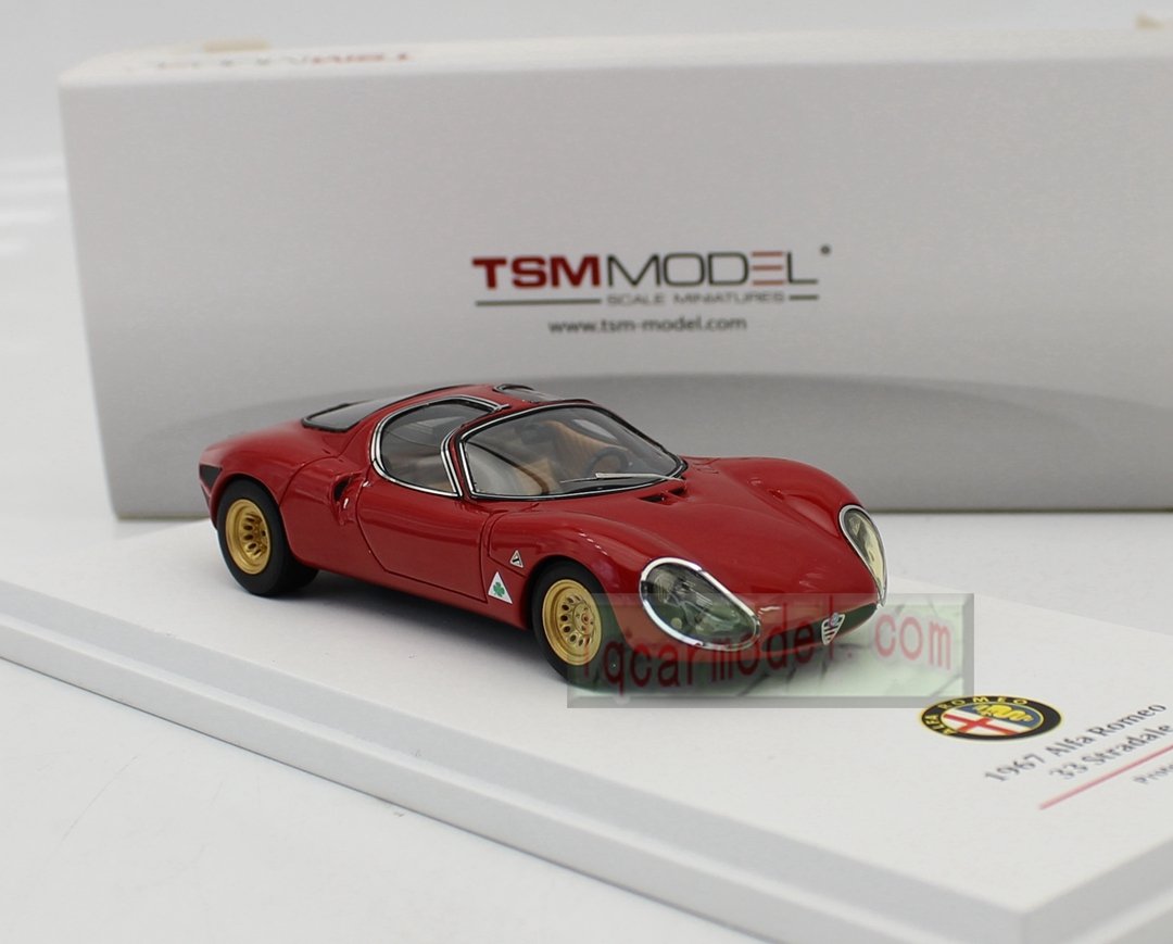 1/43 TSM Model ALFA ROMEO 33 Stradale 1967 Prototype TSM124308 Resin model Flaw - Image 7