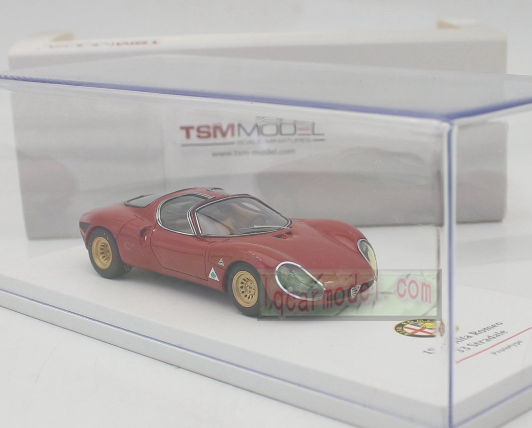 1/43 TSM Model ALFA ROMEO 33 Stradale 1967 Prototype TSM124308 Resin model Flaw - Image 12