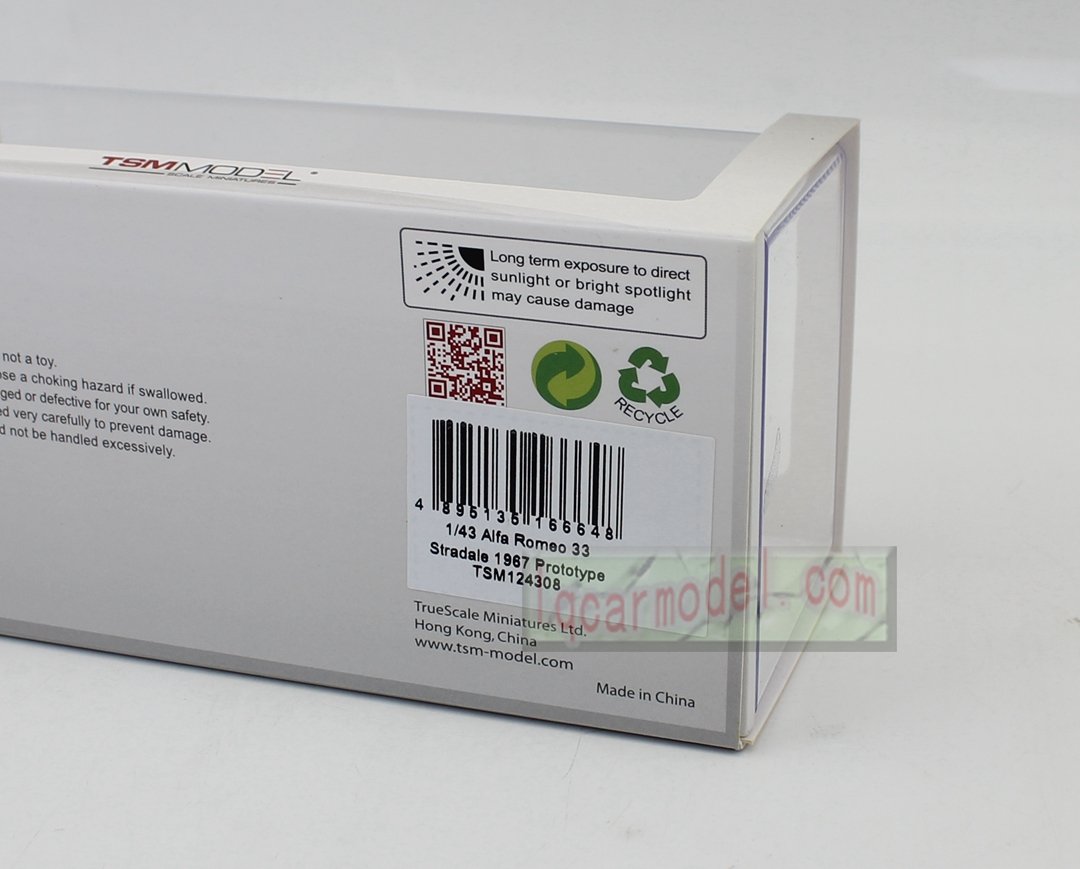 1/43 TSM Model ALFA ROMEO 33 Stradale 1967 Prototype TSM124308 Resin model Flaw - Image 15