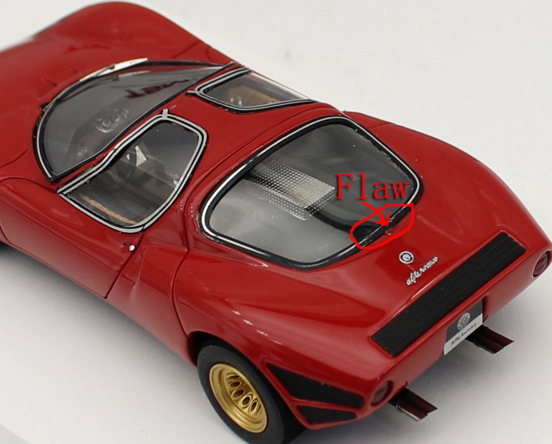 1/43 TSM Model ALFA ROMEO 33 Stradale 1967 Prototype TSM124308 Resin model Flaw - Image 4