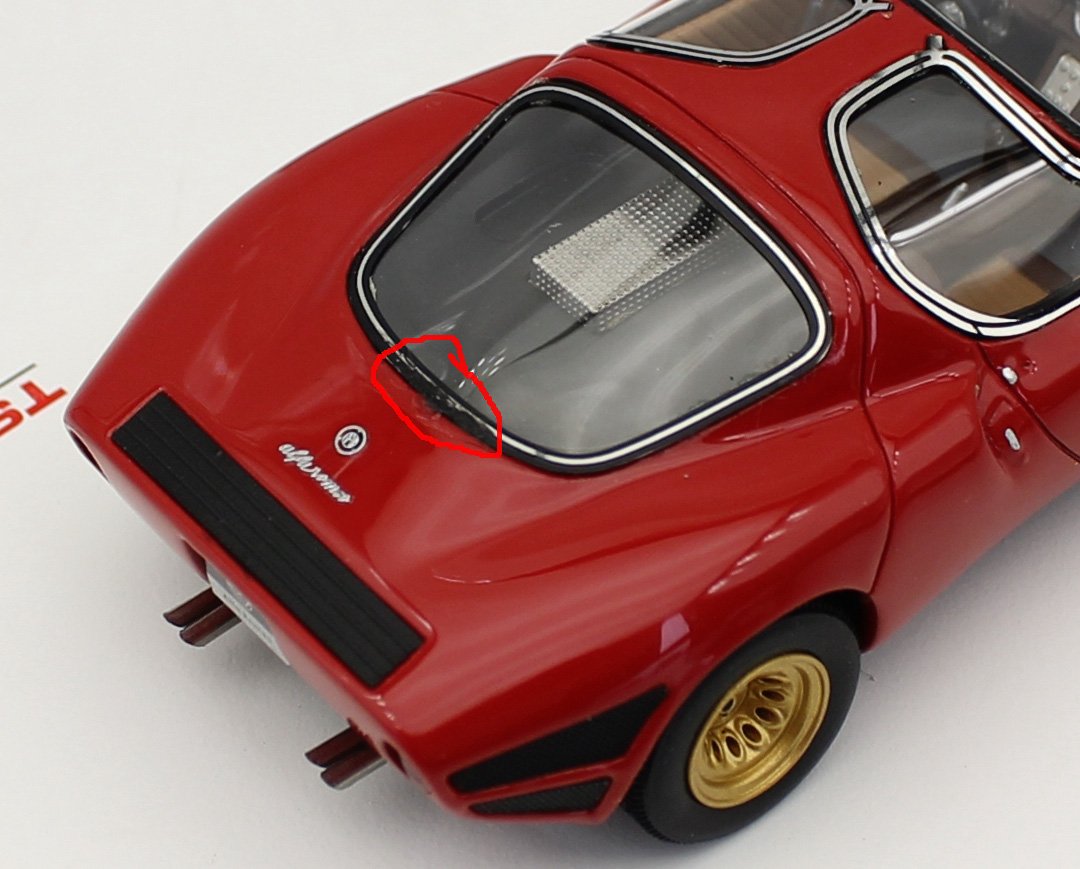 1/43 TSM Model ALFA ROMEO 33 Stradale 1967 Prototype TSM124308 Resin model Flaw - Image 5