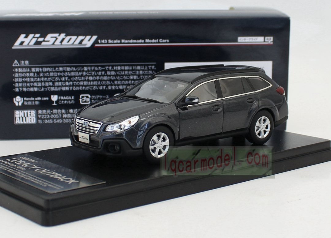 1/43 HI Story SUBARU LEGACY OUTBACK 2.5i EyeSight 2012 HS512 GY Resin Collectible Car Model