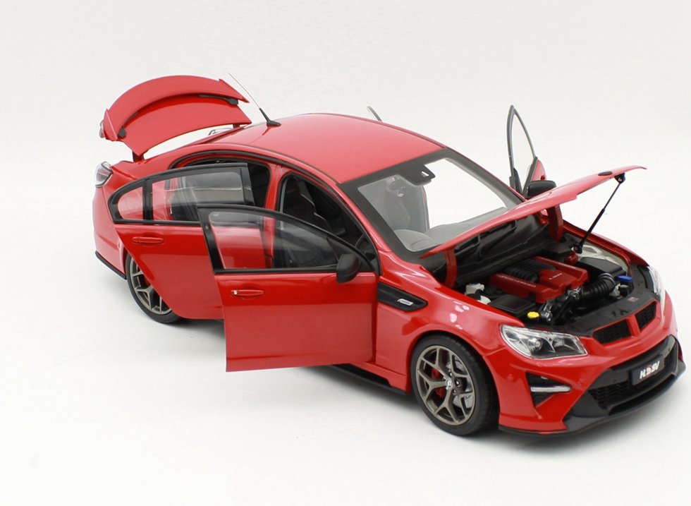 1/18 BIANTE Holden HSV GTSR HERON Diecast Collectible Car Model Red color - Image 5