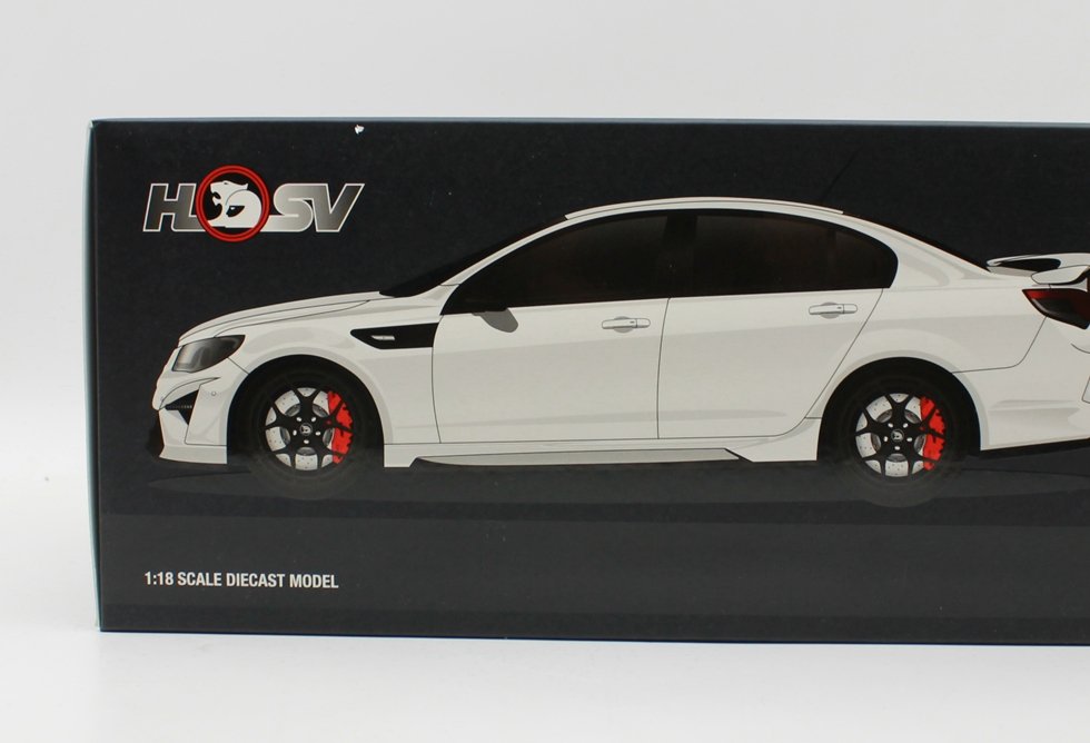 1/18 BIANTE Holden HSV GTSR HERON Diecast Collectible Car Model White color - Image 12
