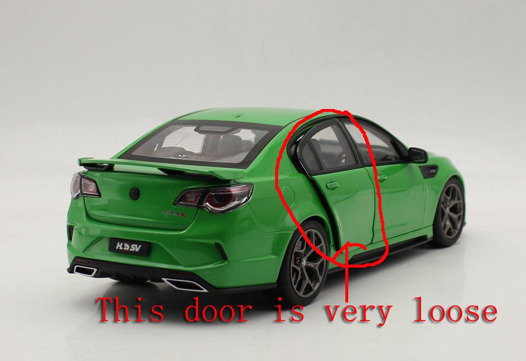 1/18 B1/18 BIANTE Holden HSV GTSR HERON Collectible Car Model Green color - Image 9