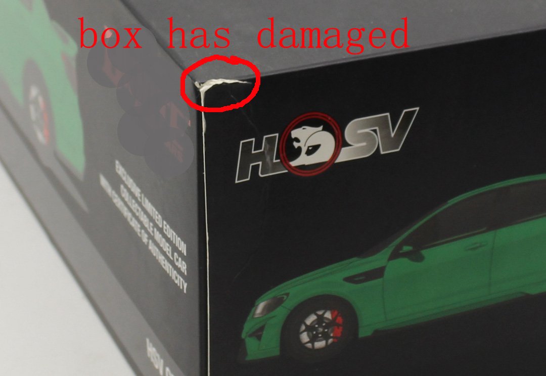 1/18 B1/18 BIANTE Holden HSV GTSR HERON Collectible Car Model Green color - Image 13