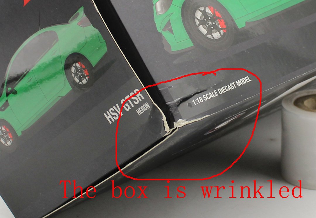 1/18 B1/18 BIANTE Holden HSV GTSR HERON Collectible Car Model Green color - Image 14