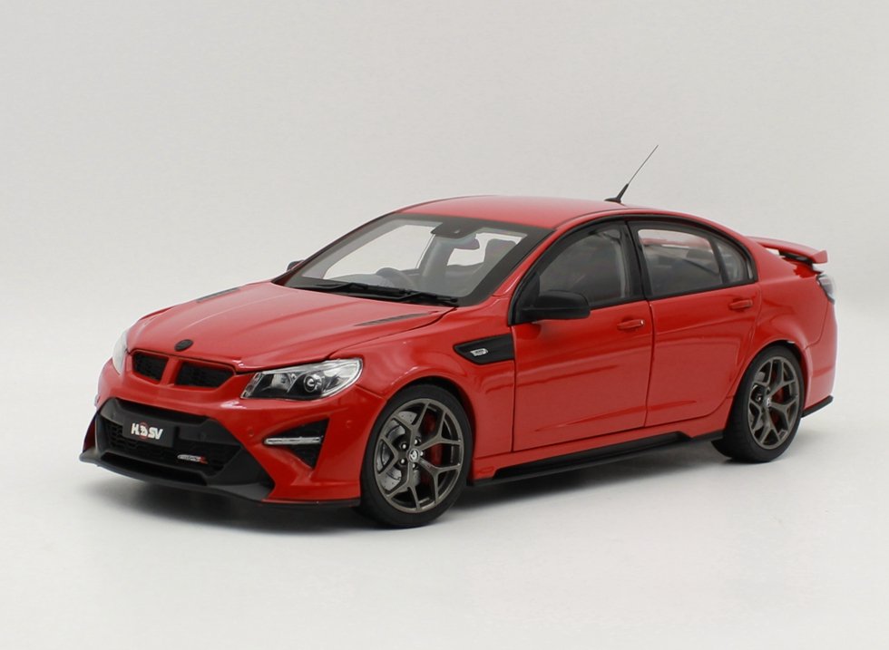 1/18 BIANTE Holden HSV GTSR HERON Diecast Collectible Car Model Red color