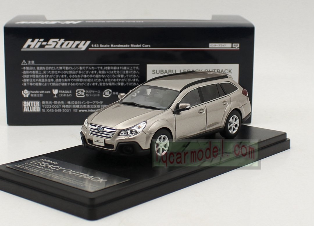 Collectible Car Model 1/43 HI Story SUBARU LEGACY OUTBACK EyeSight 2012 HS512 BR Resin car model - Image 2
