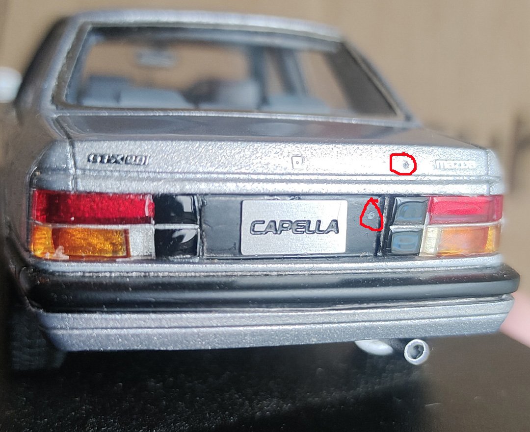 1/43 Hi-Story Mazda Capella Sedan GT-X Resin Collectible Car Model - Image 4