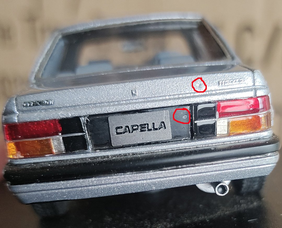 1/43 Hi-Story Mazda Capella Sedan GT-X Resin Collectible Car Model - Image 5