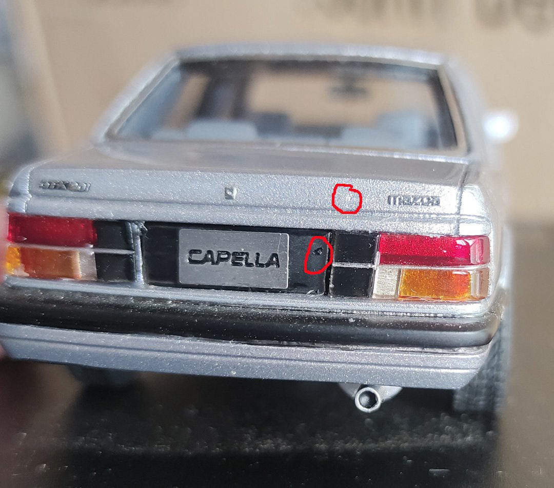 1/43 Hi-Story Mazda Capella Sedan GT-X Resin Collectible Car Model - Image 6