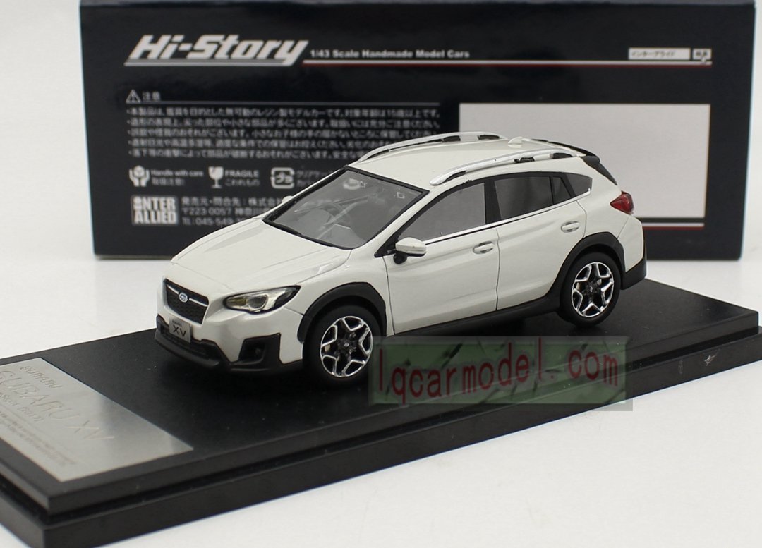 1/43 HI STORY SUBARU XV 2.0i-S EyeSight 2017 White Resin car model - Image 3