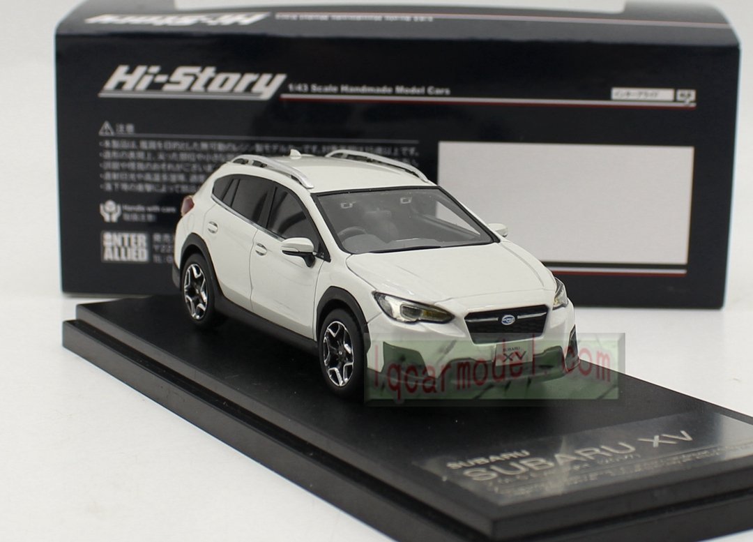 1/43 HI STORY SUBARU XV 2.0i-S EyeSight 2017 White Resin car model - Image 4