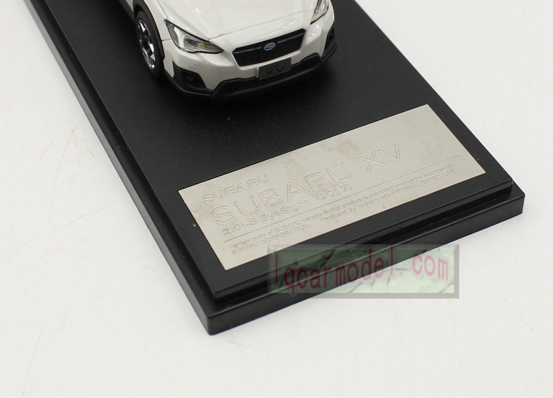 1/43 HI STORY SUBARU XV 2.0i-S EyeSight 2017 White Resin car model - Image 5