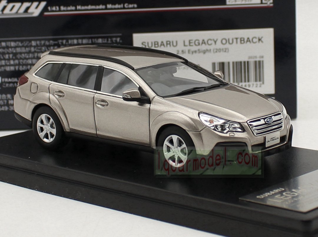 Collectible Car Model 1/43 HI Story SUBARU LEGACY OUTBACK EyeSight 2012 HS512 BR Resin car model - Image 8