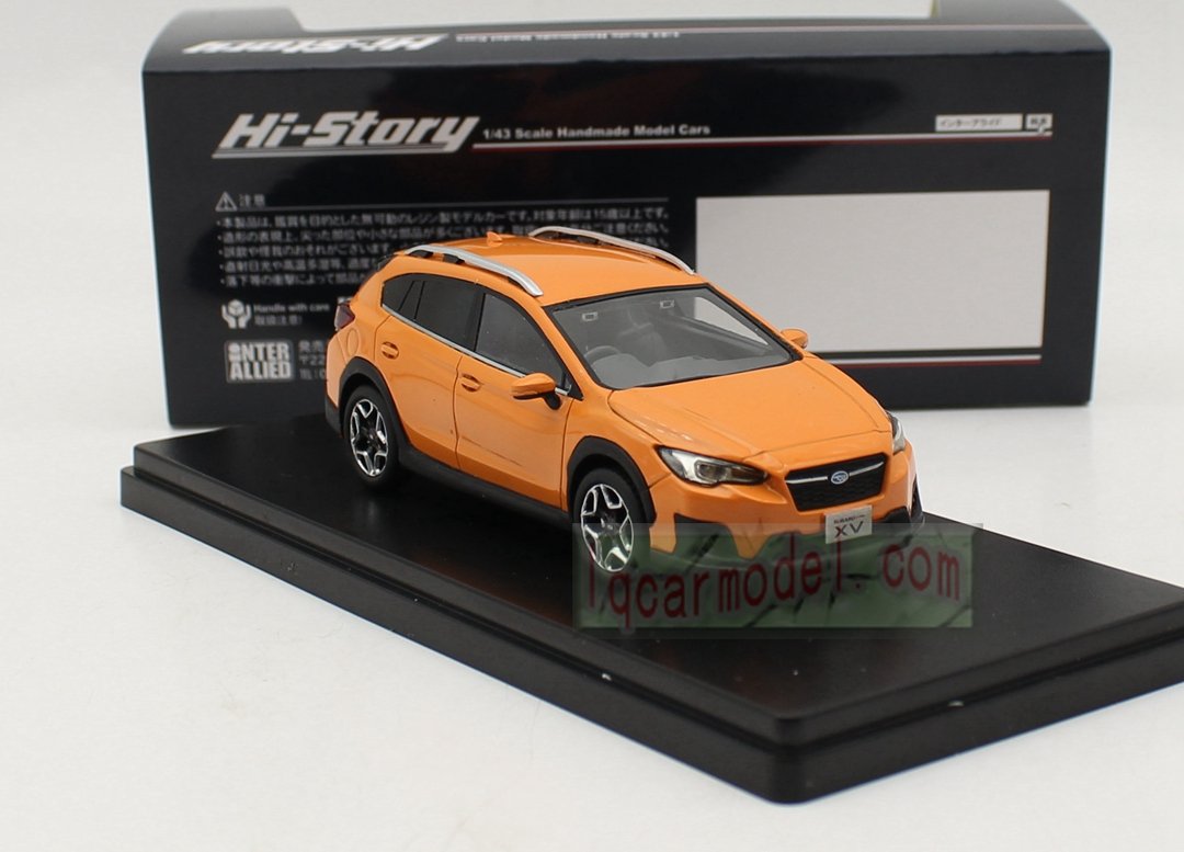 1/43 HI STORY SUBARU XV 2.0i-S EyeSight 2017 orange Resin Collectible Car Model - Image 3
