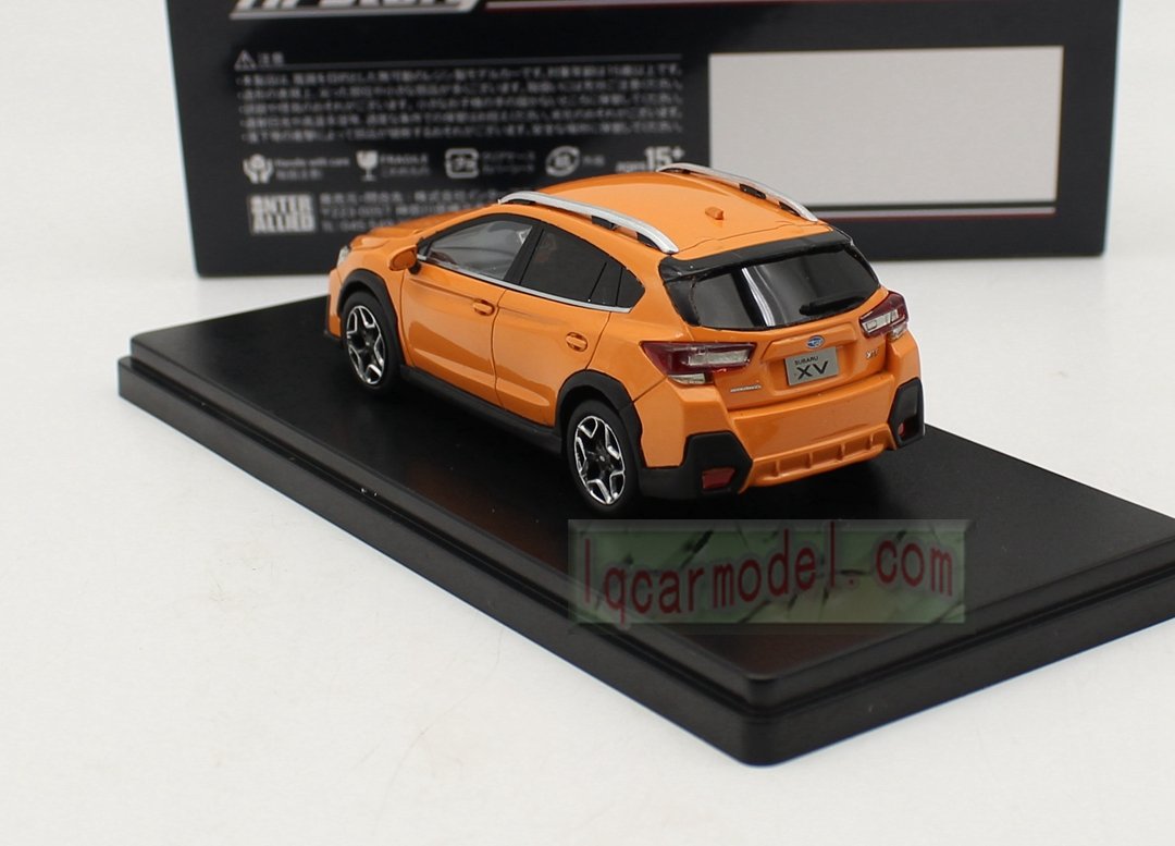 1/43 HI STORY SUBARU XV 2.0i-S EyeSight 2017 orange Resin Collectible Car Model - Image 5