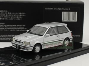 1/43 WIT'S TOYOTA STARLET TURBO S W295 Silver Resin Car Model