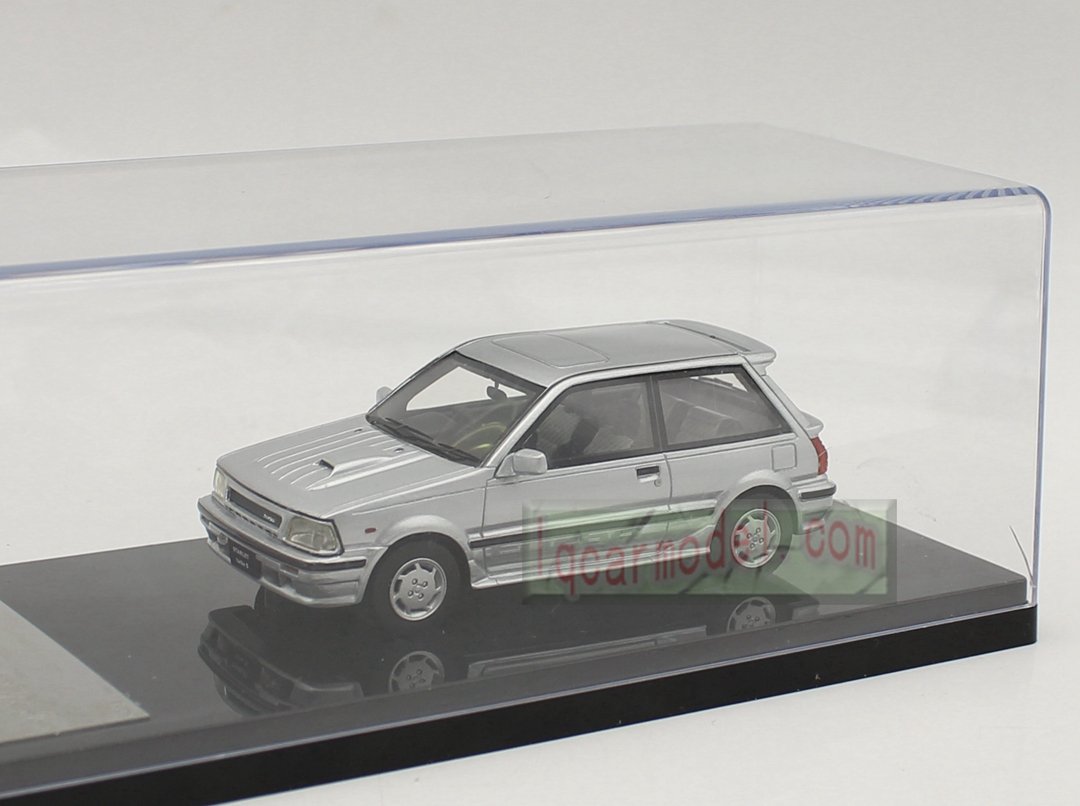 1/43 WIT'S TOYOTA STARLET TURBO S W295 Silver Resin Car Model - Image 3