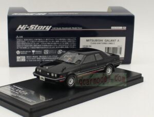 1/43 HI STORY MITSUBISHI GALANT A 2000 GSR TURBO 1980 HS382 BK Resin car model