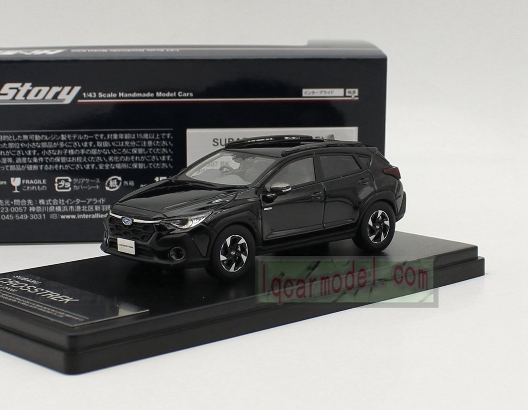 1/43 HI STORY SUBARU CROSSTREK 2023 HS507 BK Resin car model