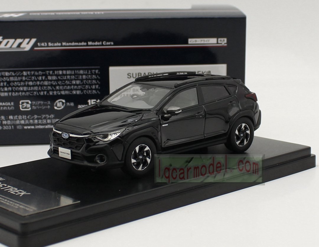 1/43 HI STORY SUBARU CROSSTREK 2023 HS507 BK Resin car model - Image 4